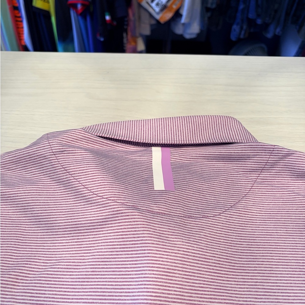 Rhoback “The Whaler” Men's Long-Sleeve Lavendar Polo - Picture 7 of 15